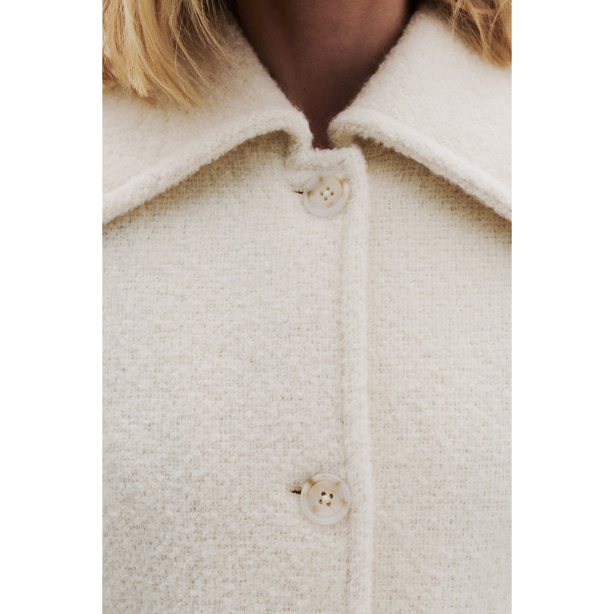 Manteau Giro ecru, CAROLL