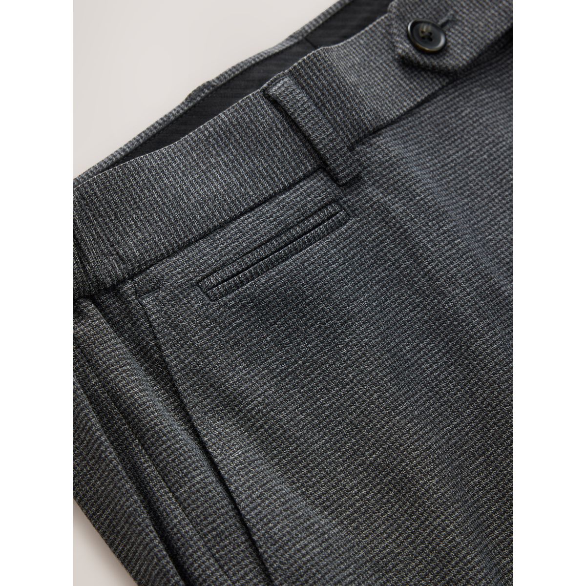 Pantalon habillé motionflex élastique carreaux bleus, NEXT