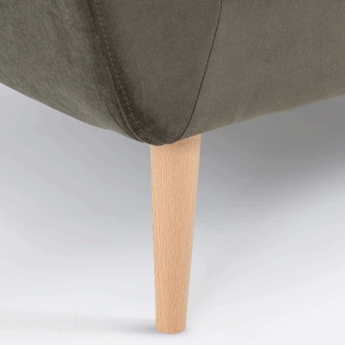 Canapé velours 3, 4 ou 5 places, Topim vert kaki, LA REDOUTE INTERIEURS