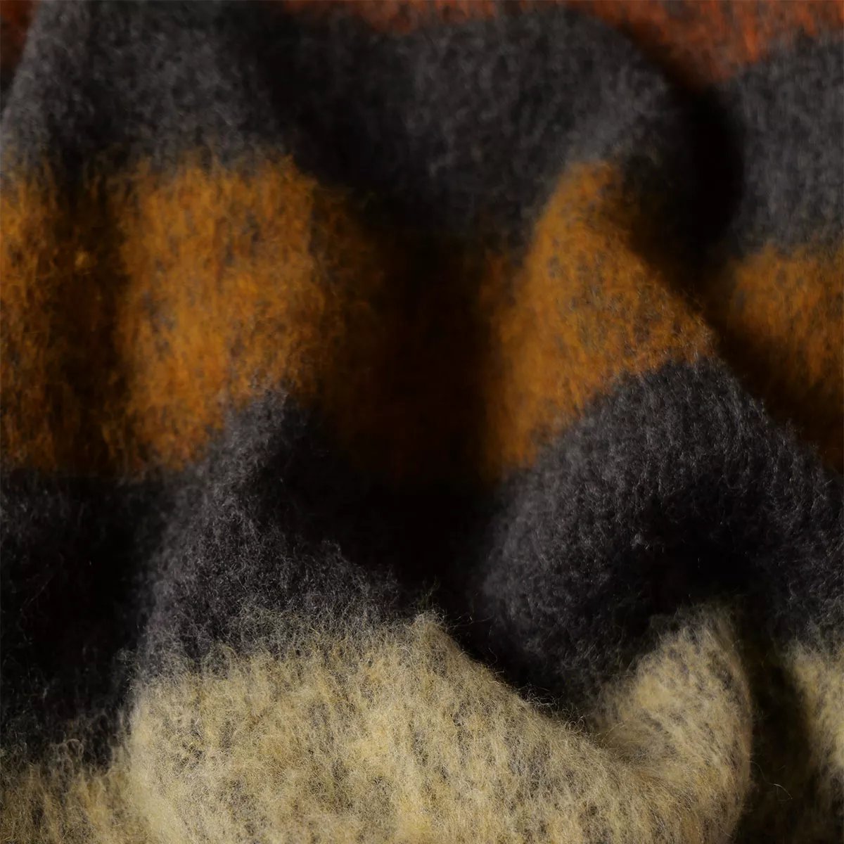 Plaid laine & autres fibres MOHAIRA SHETLAND onyx, GARNIER THIEBAUT