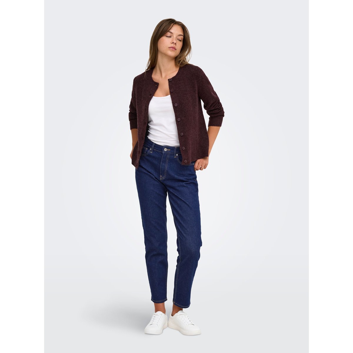 Jean Coupe Droite dark blue denim, ONLY