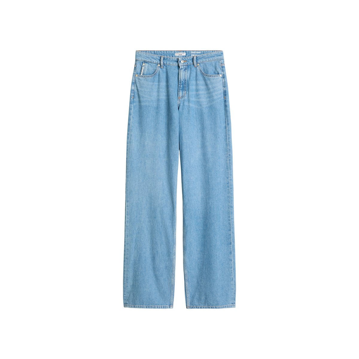 Jeans modèle Tomma wide en coton bio non extensible bleu, MARC O’POLO DENIM
