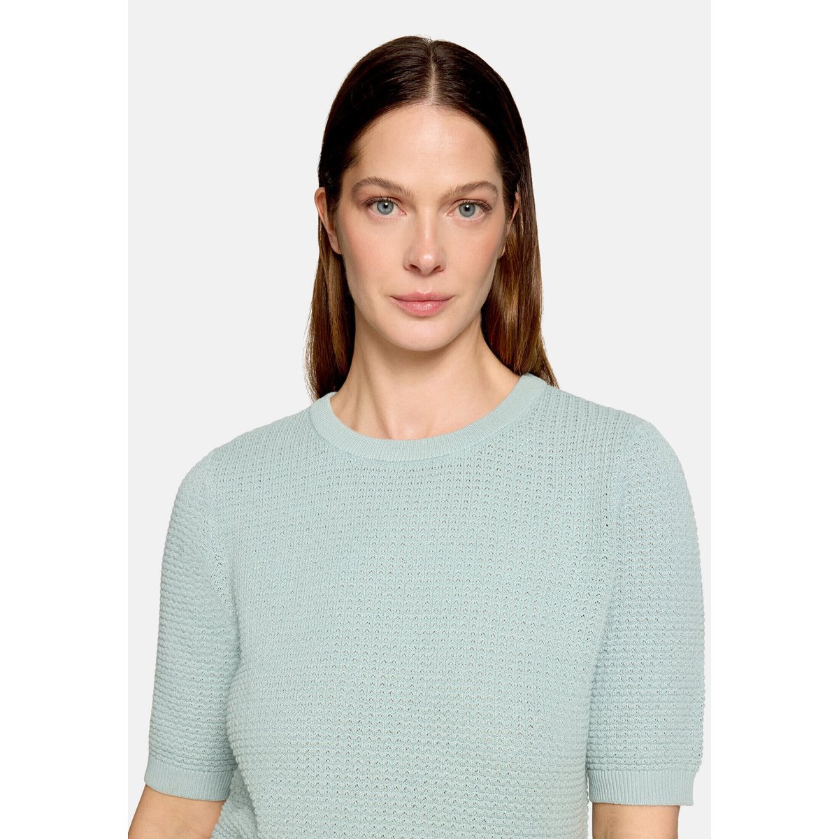 Pull-over en maille avec structure gray mist, BETTY BARCLAY