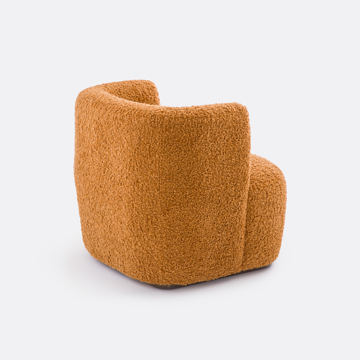 Fauteuil bouclette, Nidou caramel, LA REDOUTE INTERIEURS