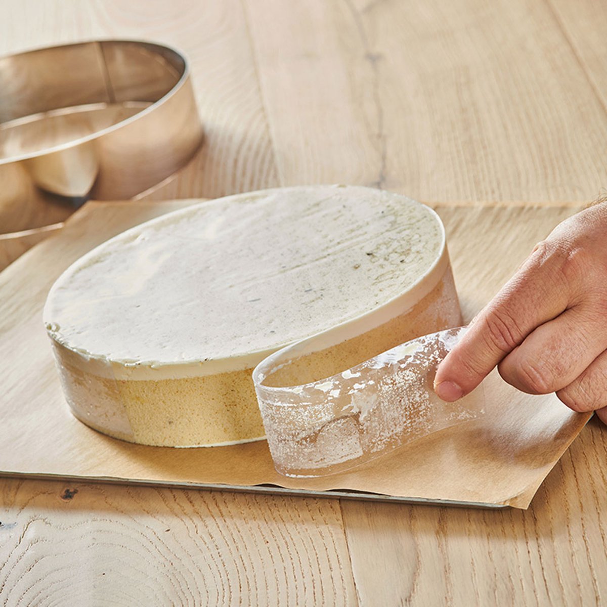 Rouleau pâtissier polypropylène 10m transparent / cristal, DE BUYER