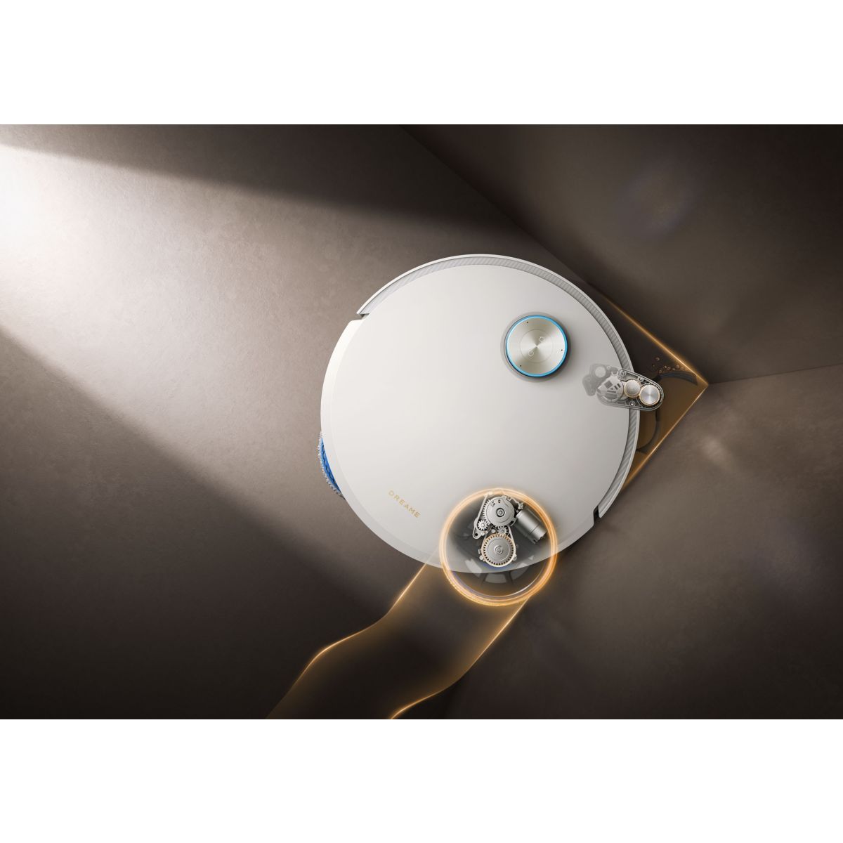 Robot Aspirateur Laveur MatriX10 Ultra blanc avec serpillères auto-interchangeables couleur unique, DREAME