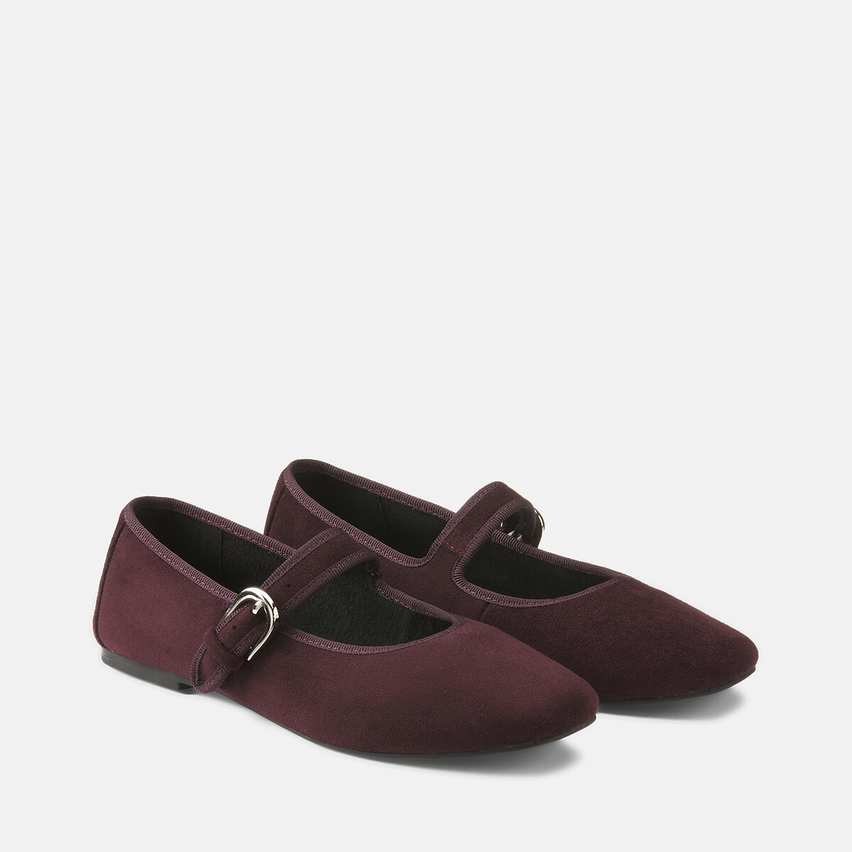 Ballerines babies à boucle rouge bordeaux, LA REDOUTE COLLECTIONS