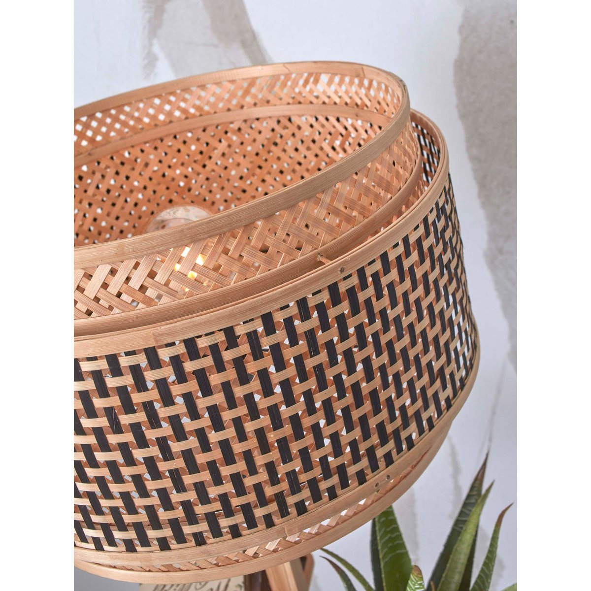 Lampadaire Bambou BHUTAN naturel, GOOD & MOJO