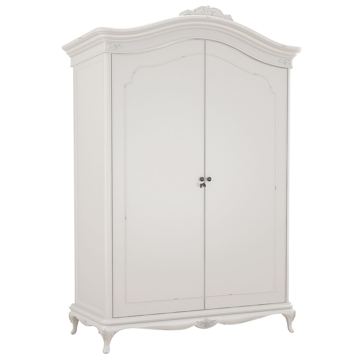 Etienne French-Vintage Wide Fitted Wardrobe grey white , WILLIS & GAMBIER
