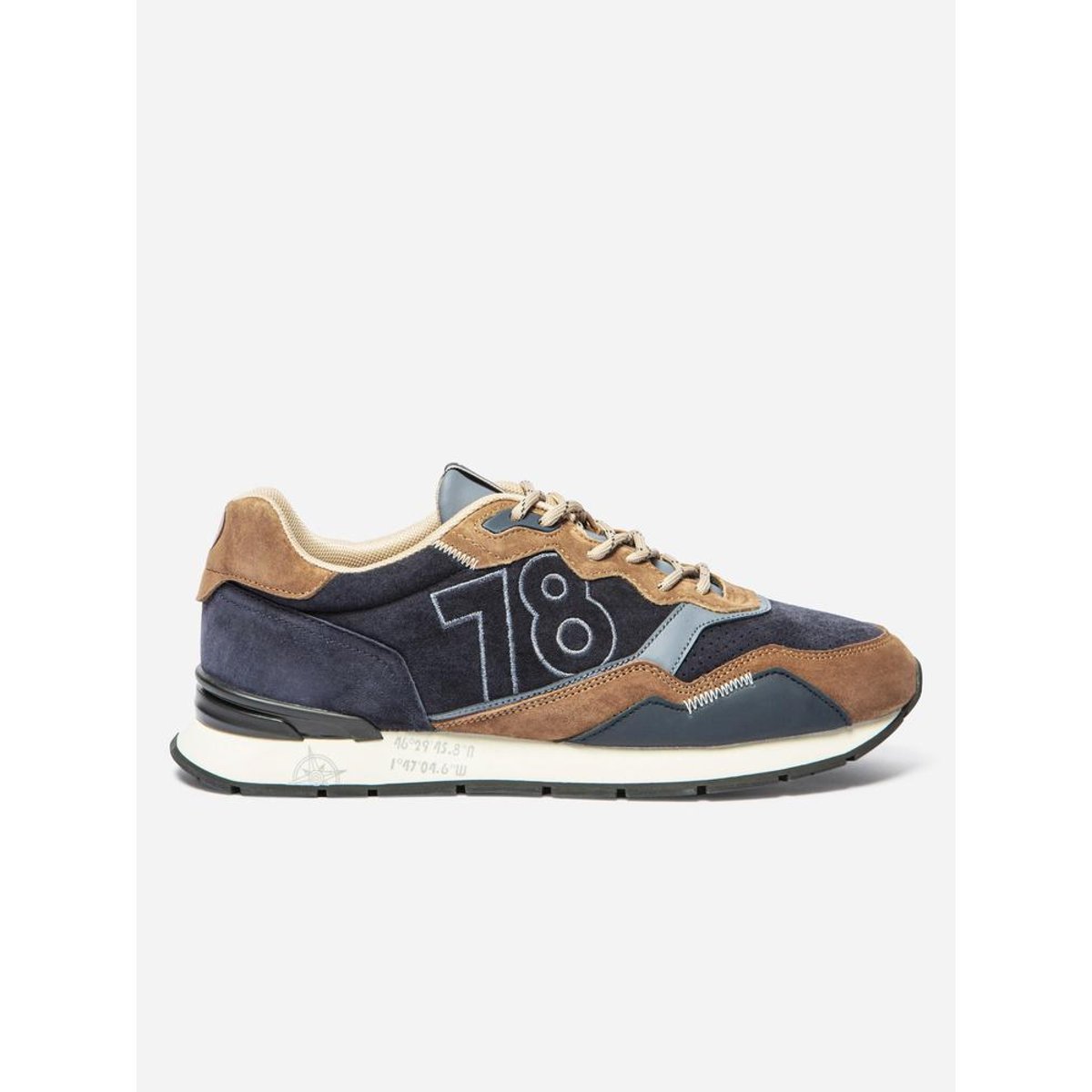 Chaussures de running DINBOAT navy / marron, TBS