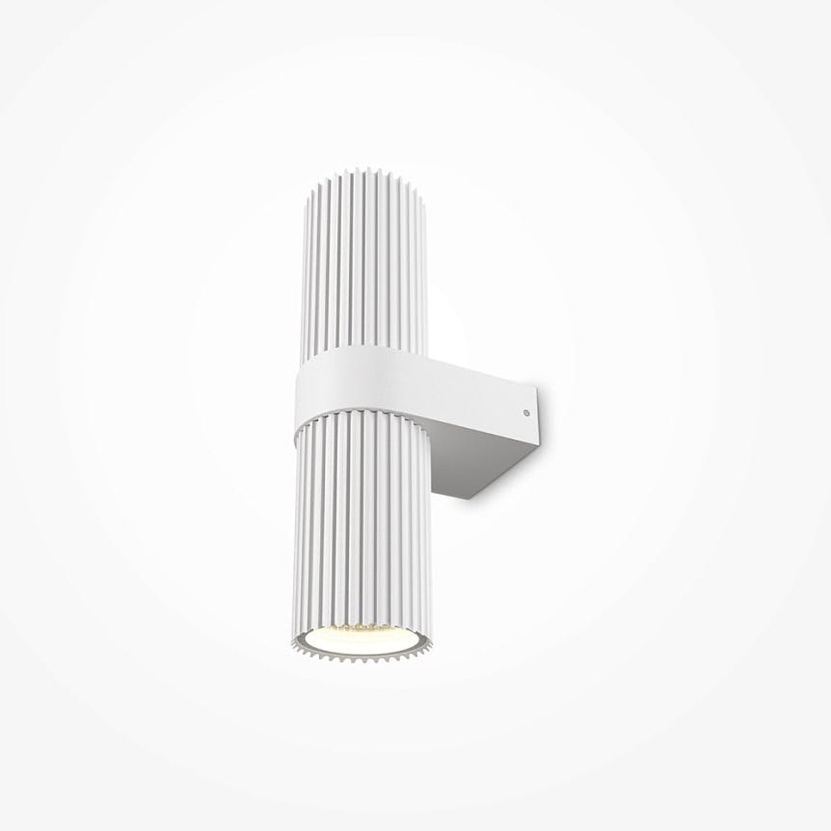 Applique design cylindre TAVA blanc, PIER IMPORT