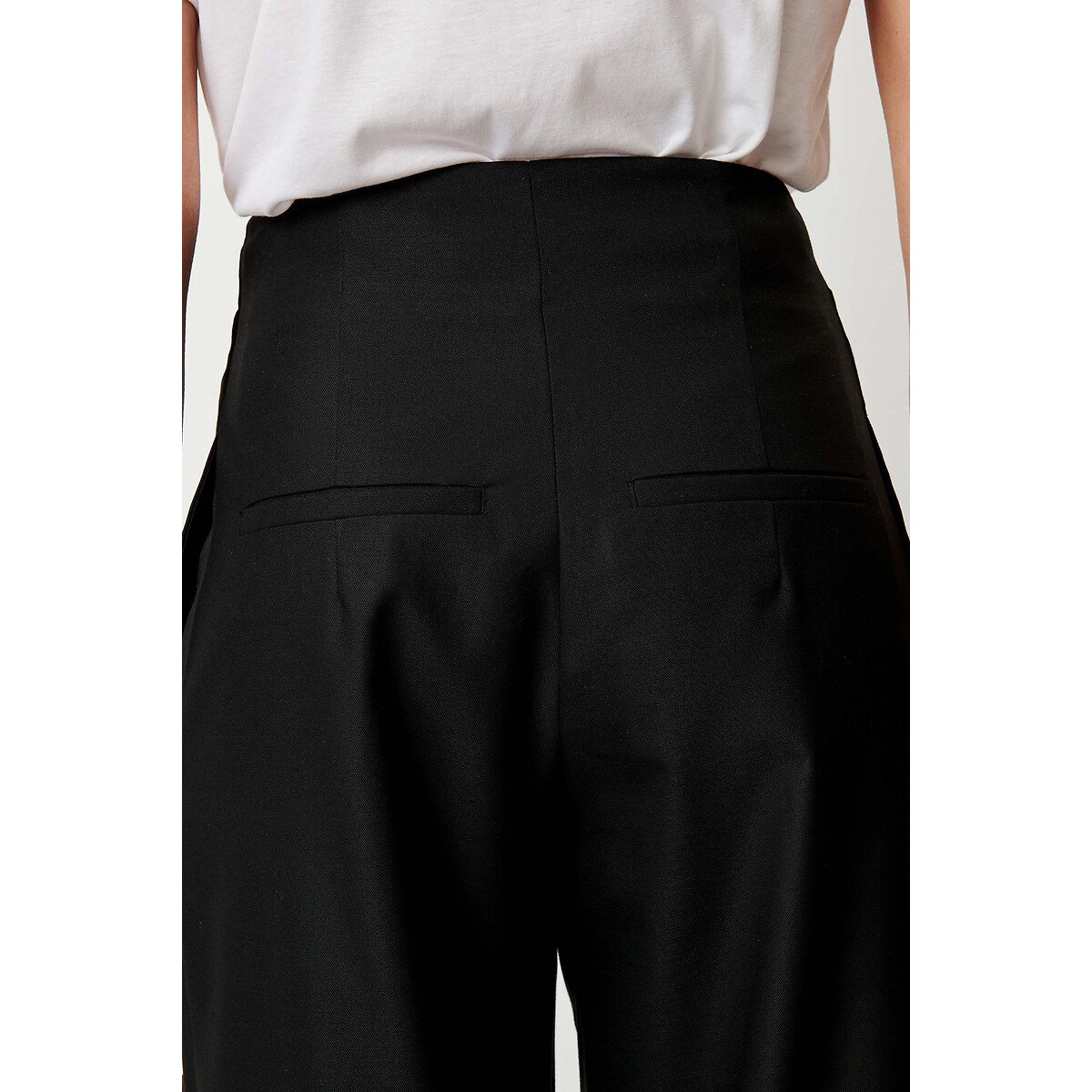 Pantalon droit à pinces, BODAM noir, SESSUN
