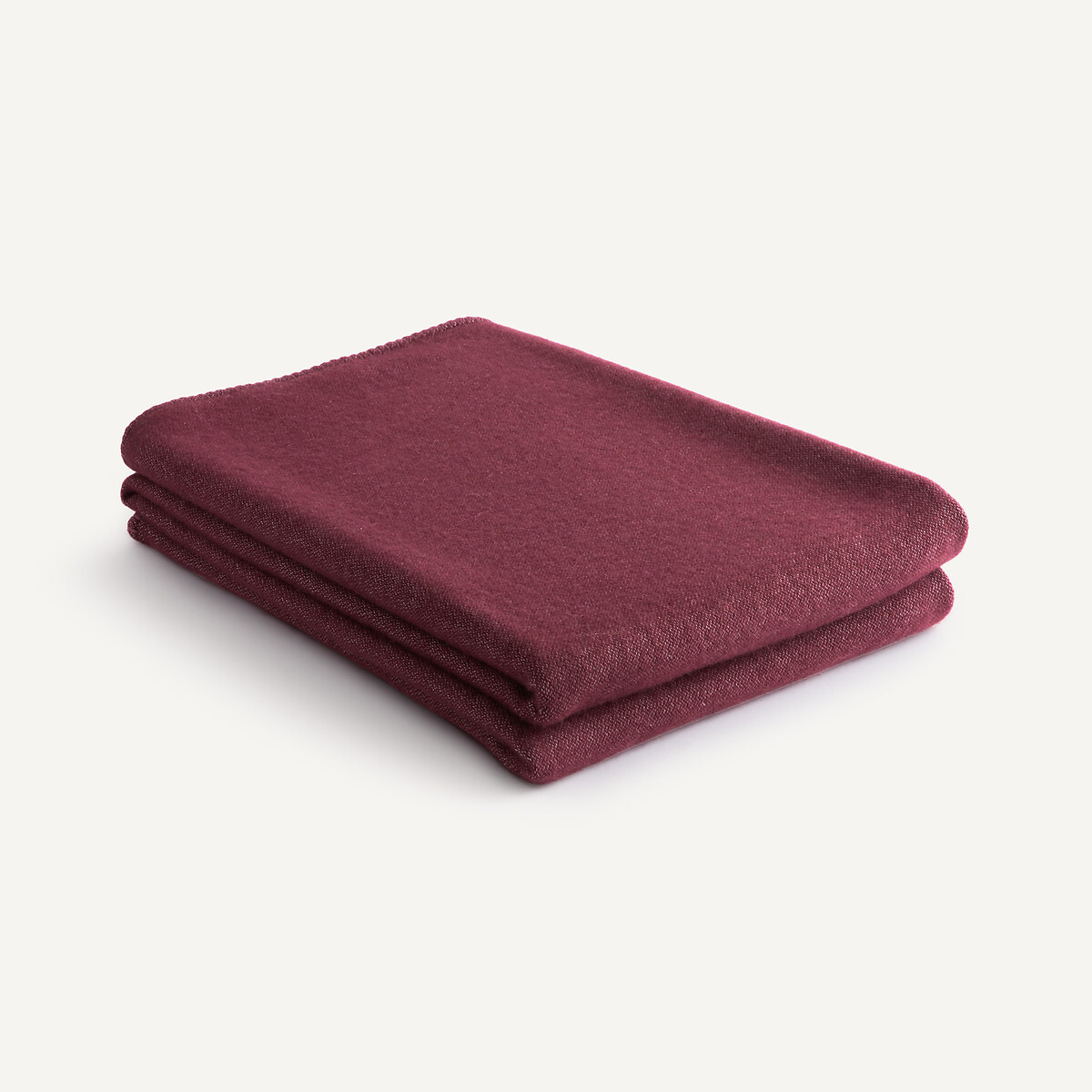 Plaid en pure laine duveteuse, CUSCO bordeaux, AM.PM