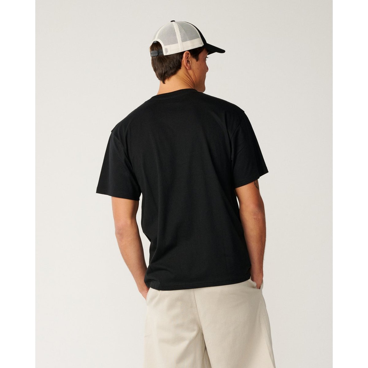 T-shirt Loose DISORDER Destroy WAVES black, RIP CURL