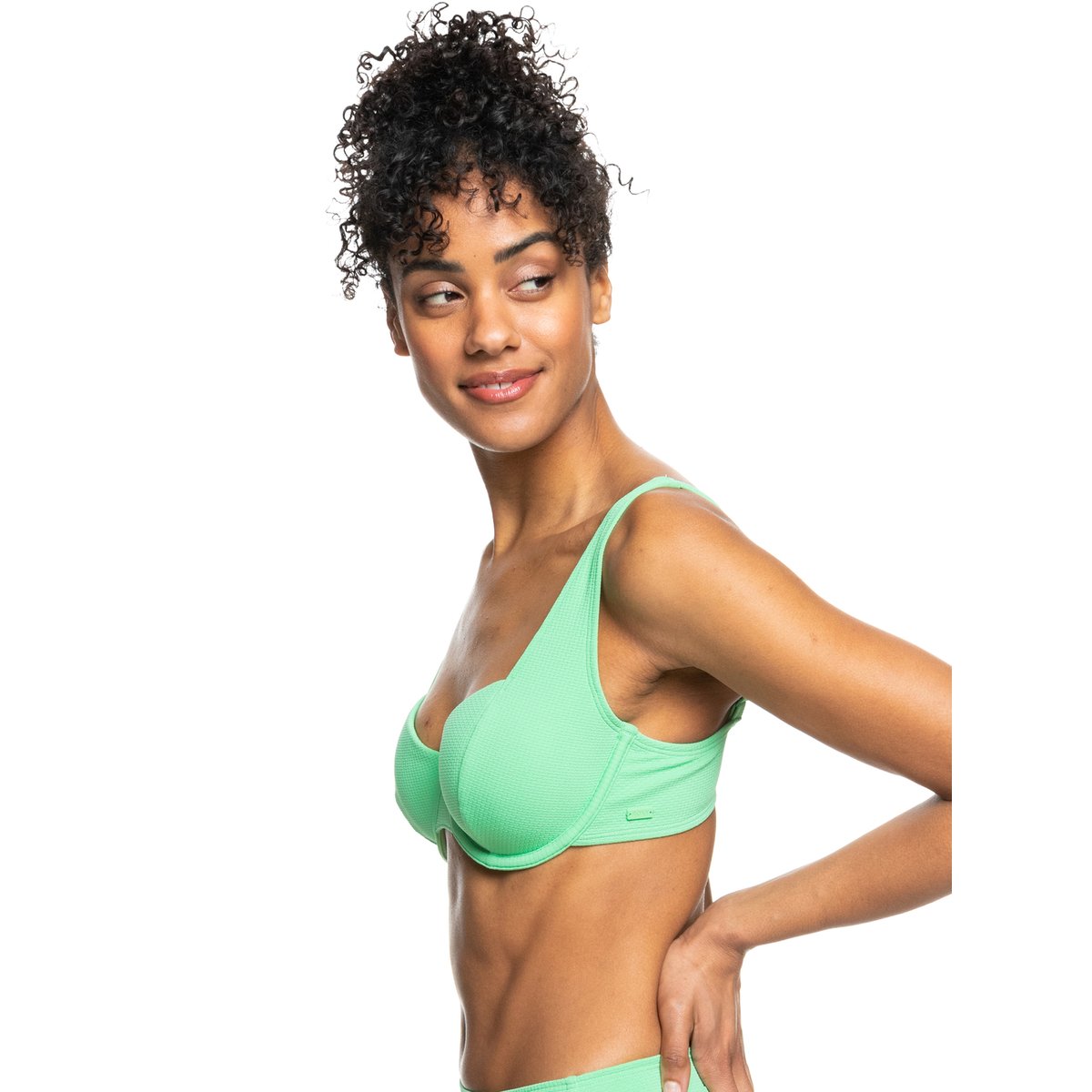 Haut de maillot de bain bikini bonnet D COLOR JAM. vert absinthe green, ROXY