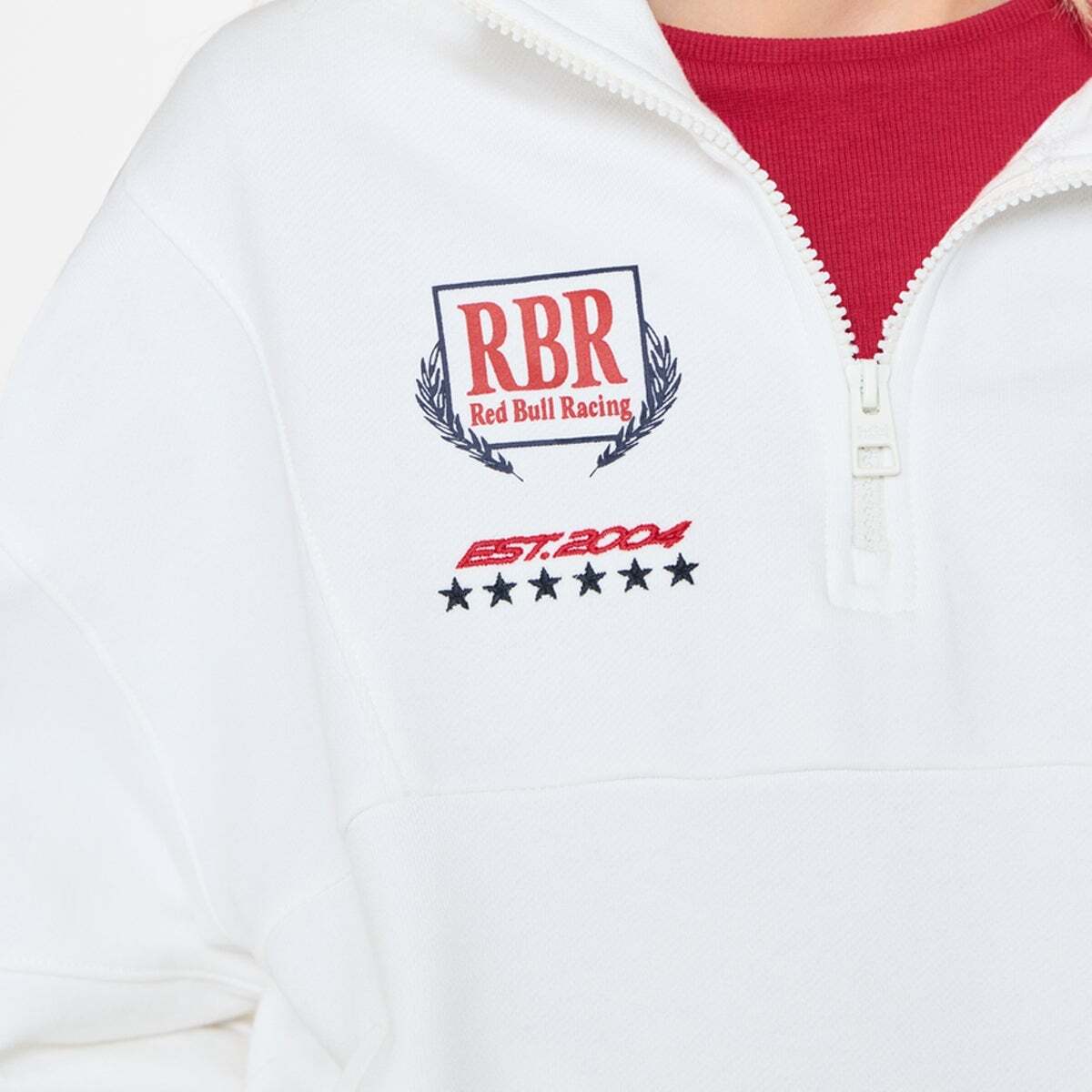 Red Bull Racing Sweat À Demi-Fermeture Éclair Coupe Décontractée blanc, PEPE JEANS