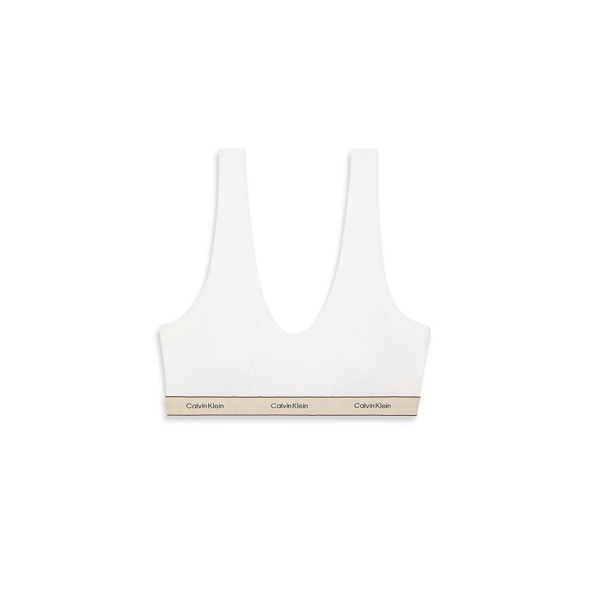 Bralette triangle Heritage Cotton blanc, CALVIN KLEIN UNDERWEAR