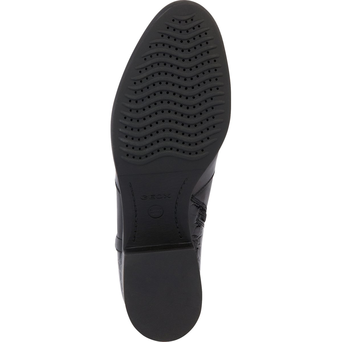 Bottines cuir respirantes zippées Felicity noir, GEOX