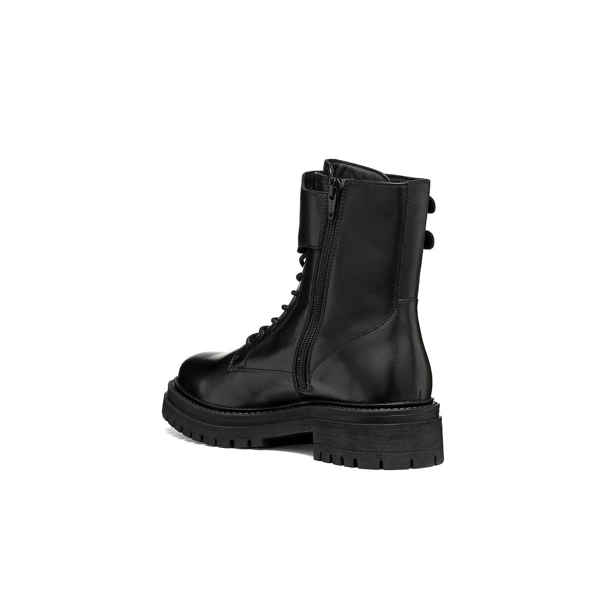 Botas de piel con cordones IRIDEA negro, GEOX