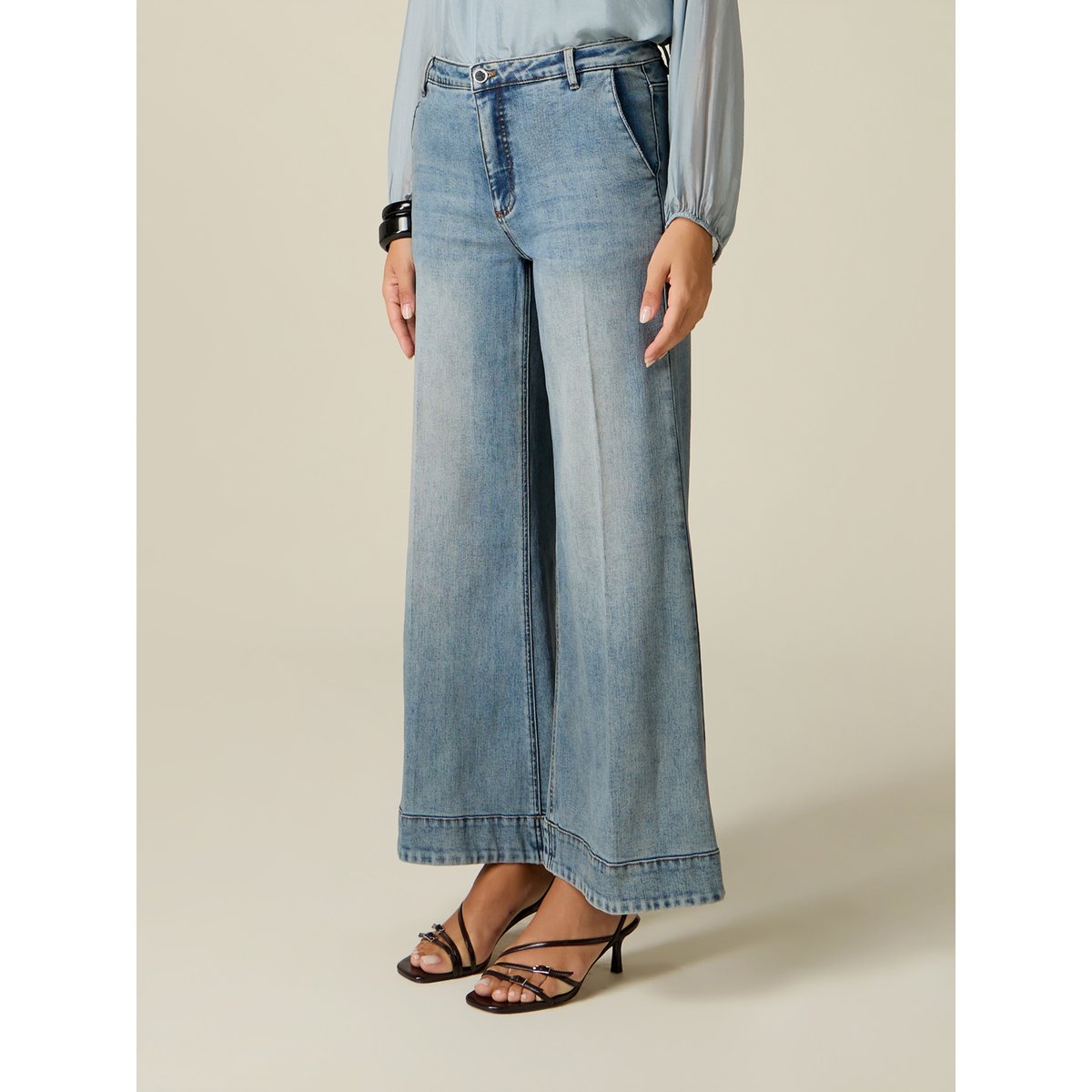 Jean à jambes larges light - blue, OLTRE