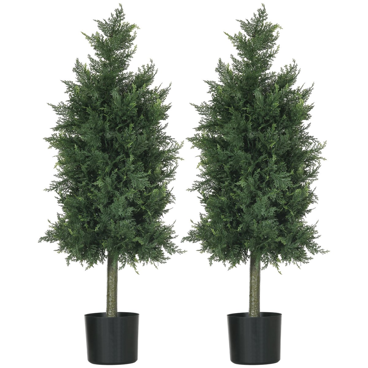 Plantes artificielles PE Vert vert, HOMCOM