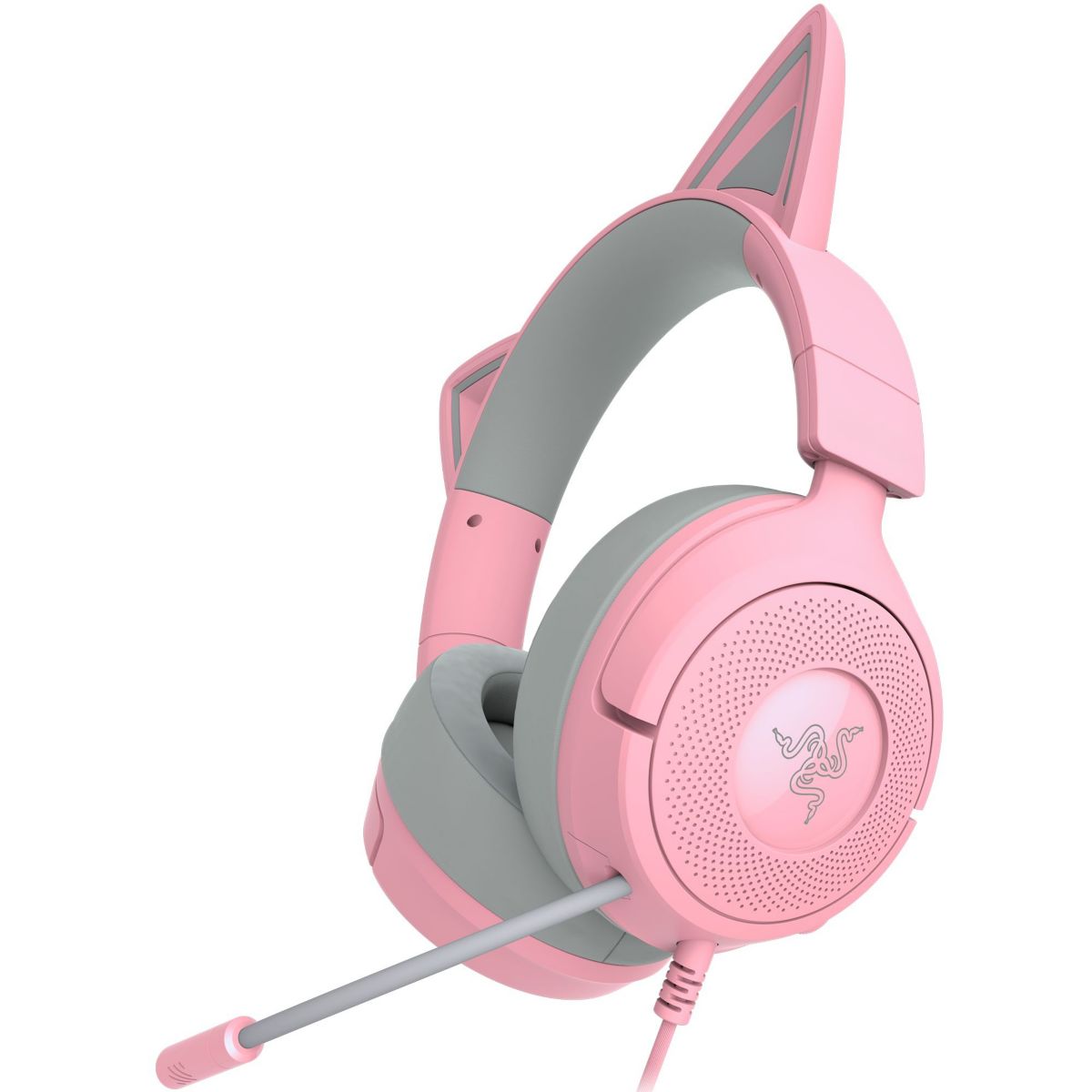 Casque gamer KRAKEN KITTY V3 X QUARTZ couleur unique, RAZER