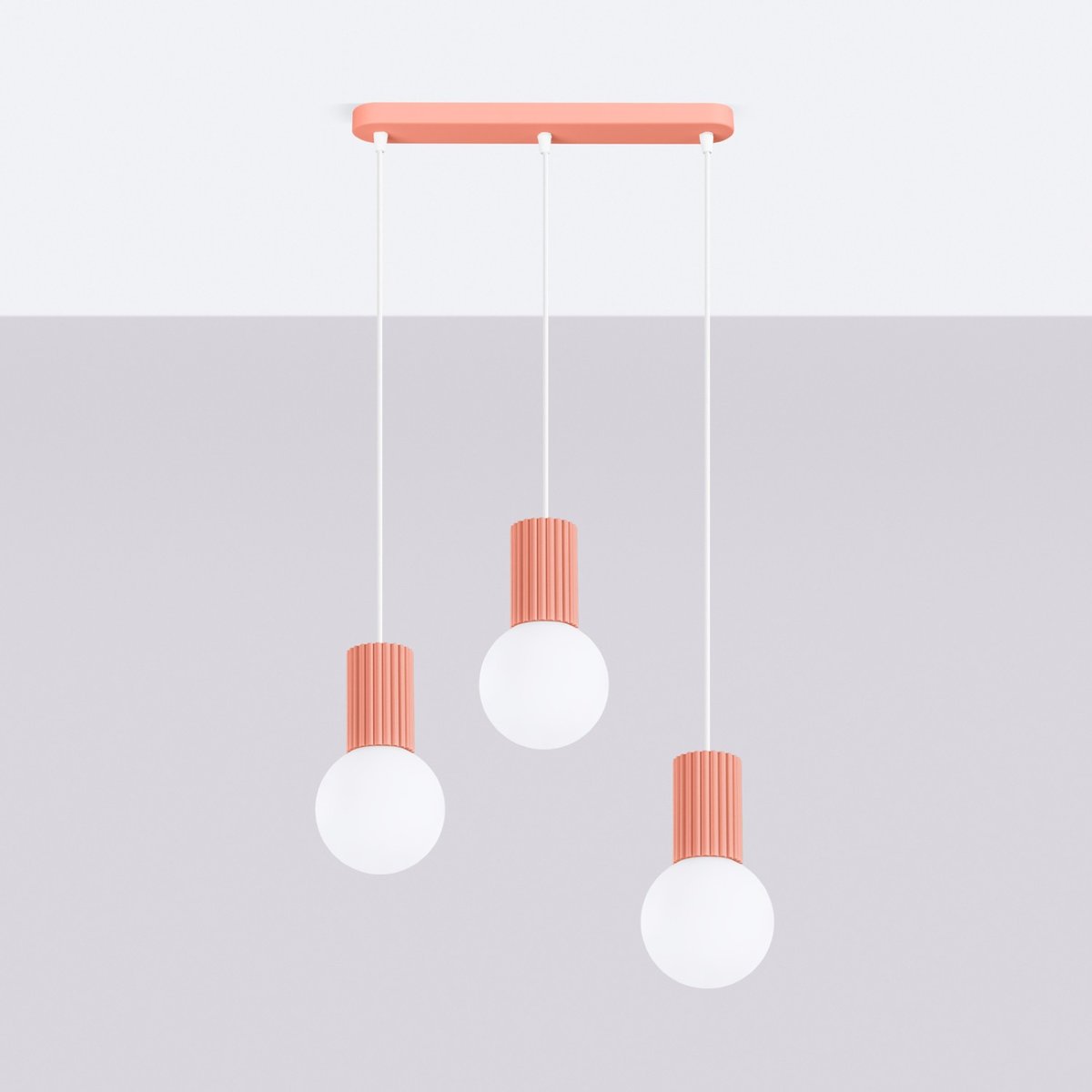 Suspension Aluminium Pêche G9 3 Halo pêche, EDEN
