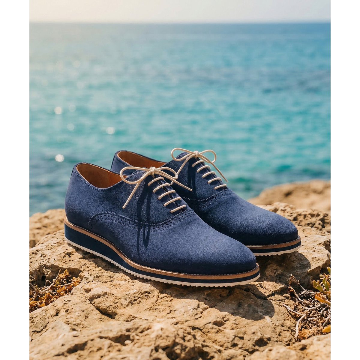 Richelieu daim WILL bleu marine, FINSBURY