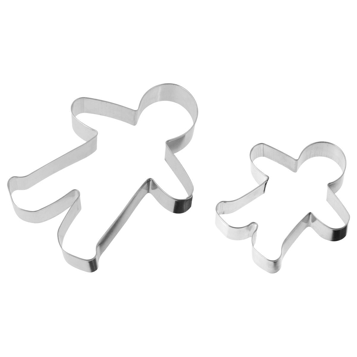 2 emporte-pièces bonhomme en pain d'épices inox, ZENKER