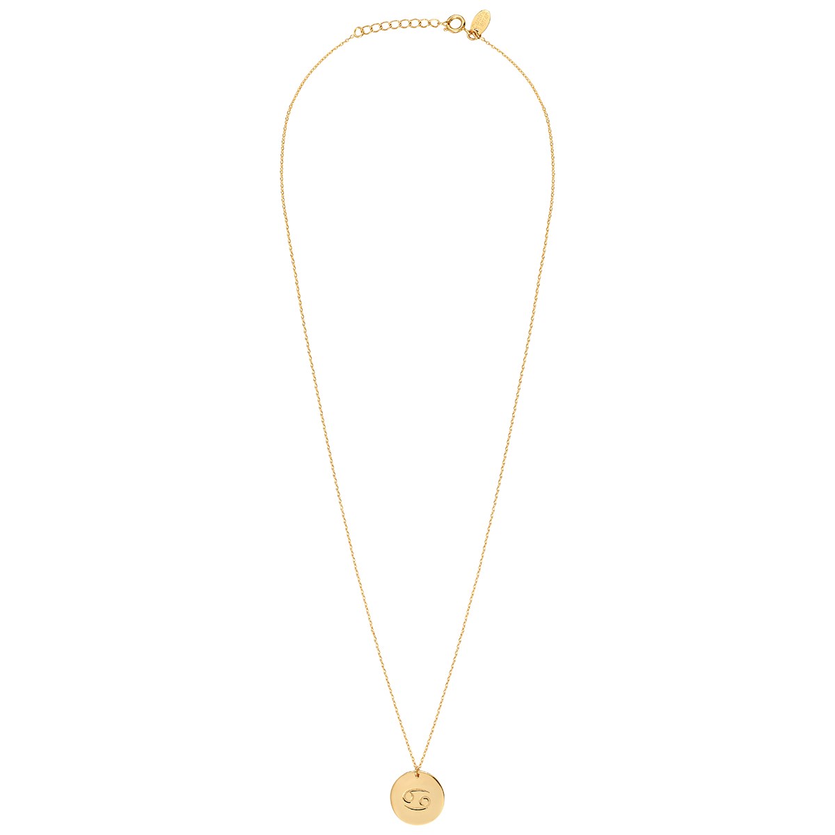 Collier doré cancer - galaxie - Cancer cristal blanc, CAROLINE NAJMAN