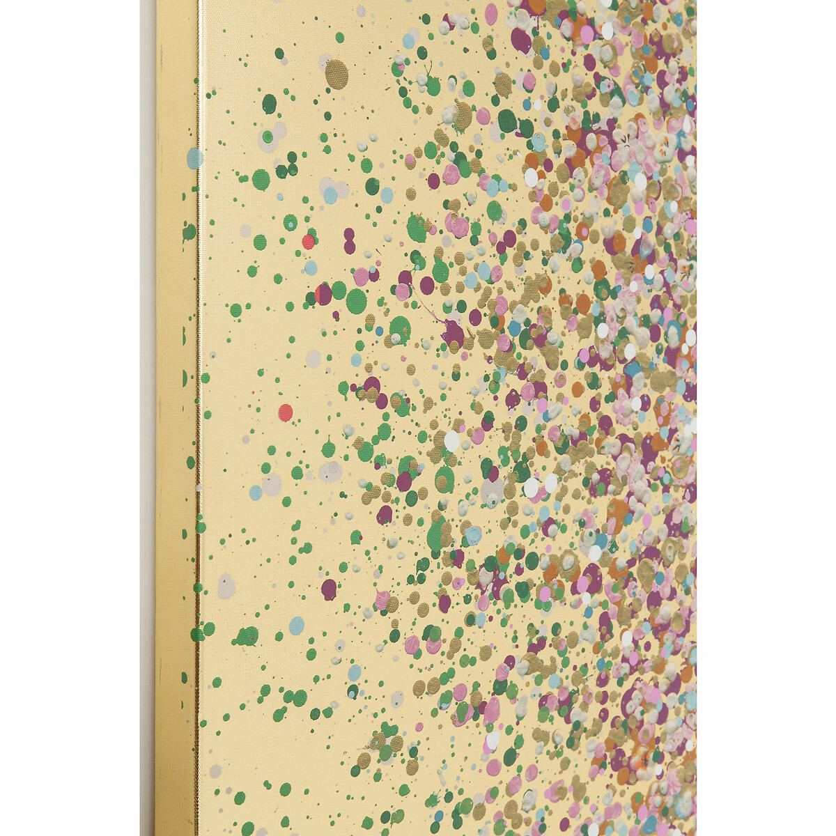Quadro ritoccato olio Flower Boat oro-rosa 120x160 color oro, KARE DESIGN