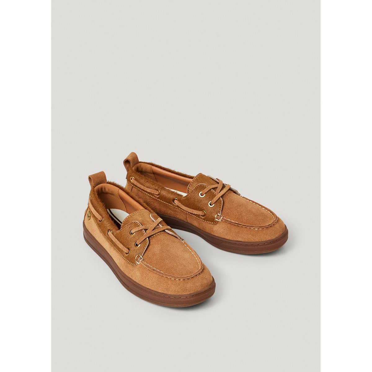 Mocasines de cuero, Ball Wild marrón, PEPE JEANS