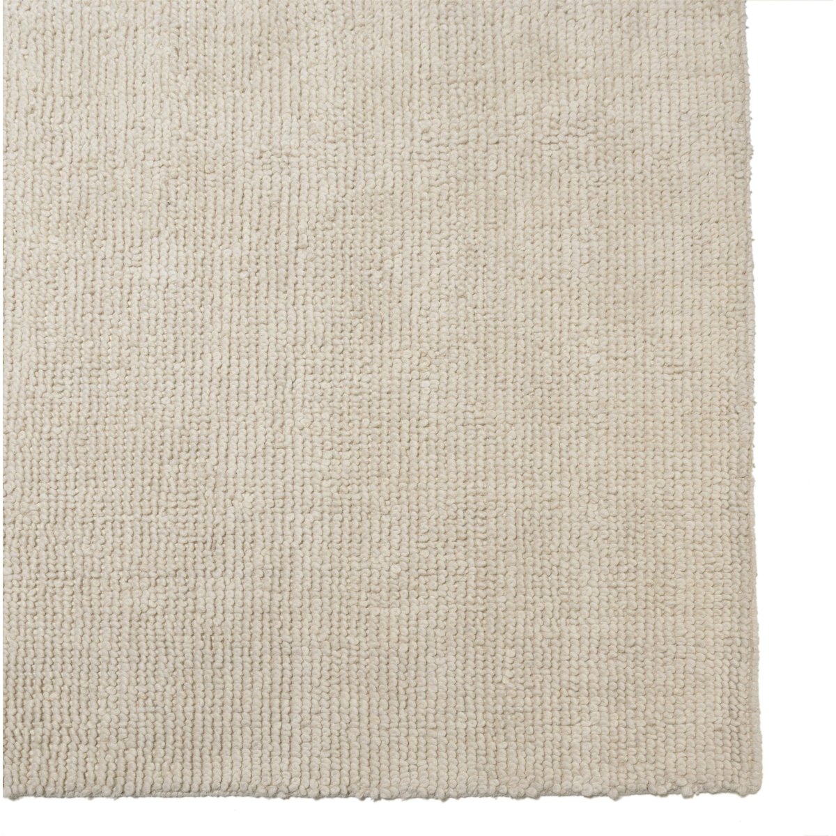 Tapis rectangulaire 200 x 290 laine bouclée ivoire ecru, PIER IMPORT