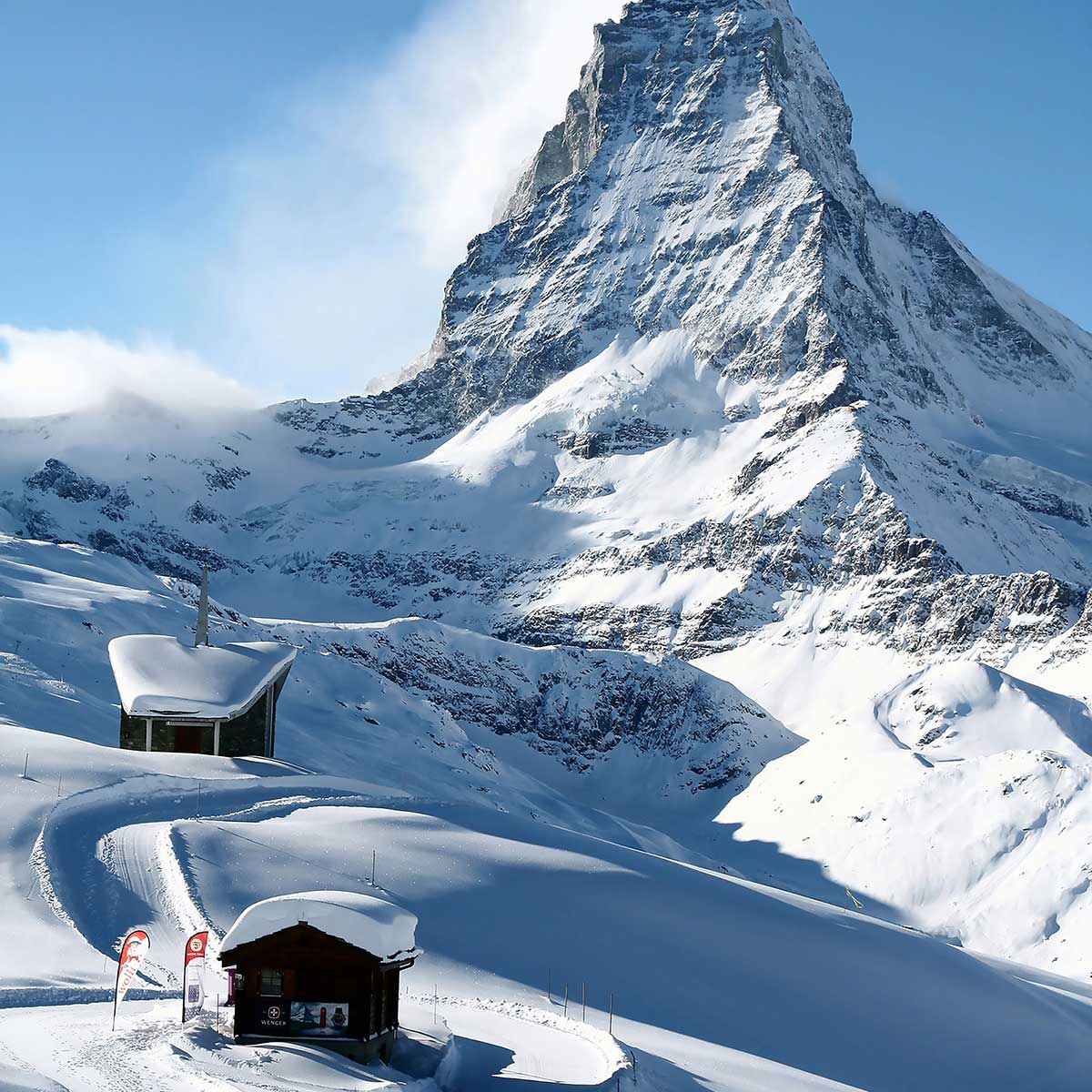 Tableau murale montagne matterhorn tableau alu dibond, HEXOA