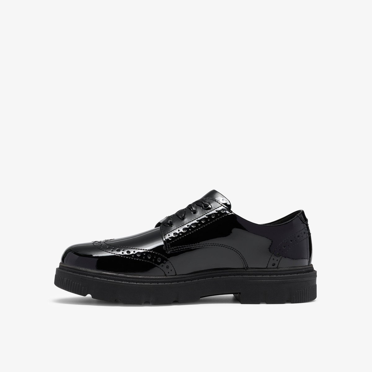 Derbies Cuir Coupe Extra Large LORCAM LACE Y noir, CLARKS
