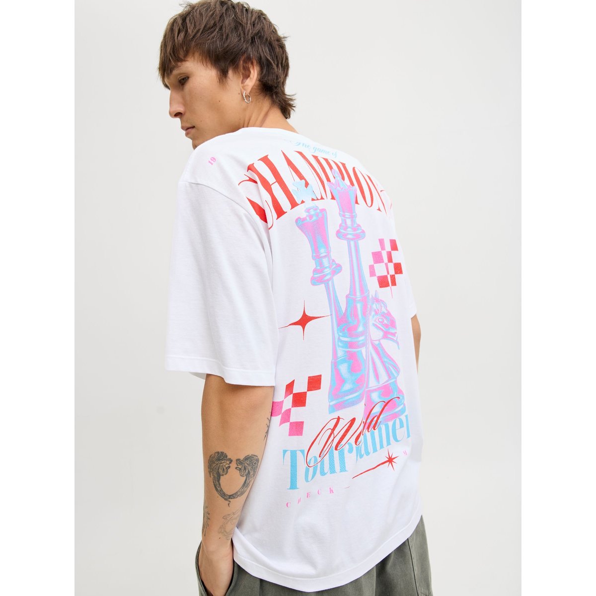 T-Shirt bright white, JACK & JONES