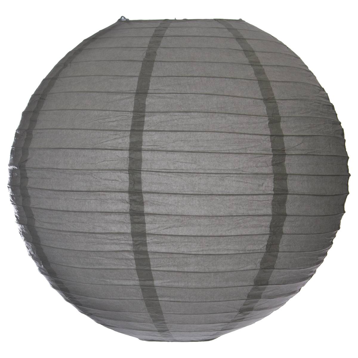 Lanterne boule papier D45cm gris anthracite, ATMOSPHERA
