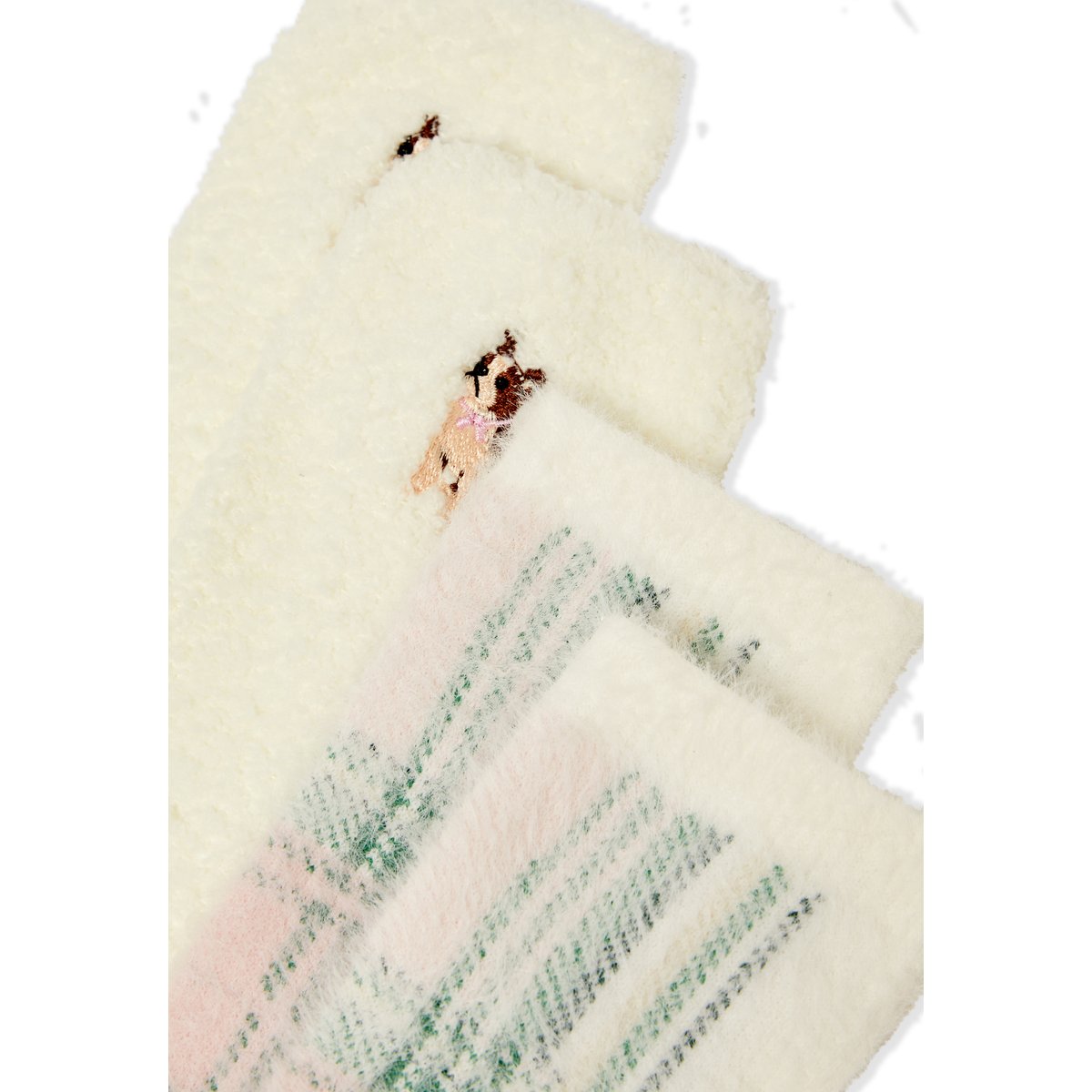 Chaussettes à motifs JAZZOU ecru, ETAM