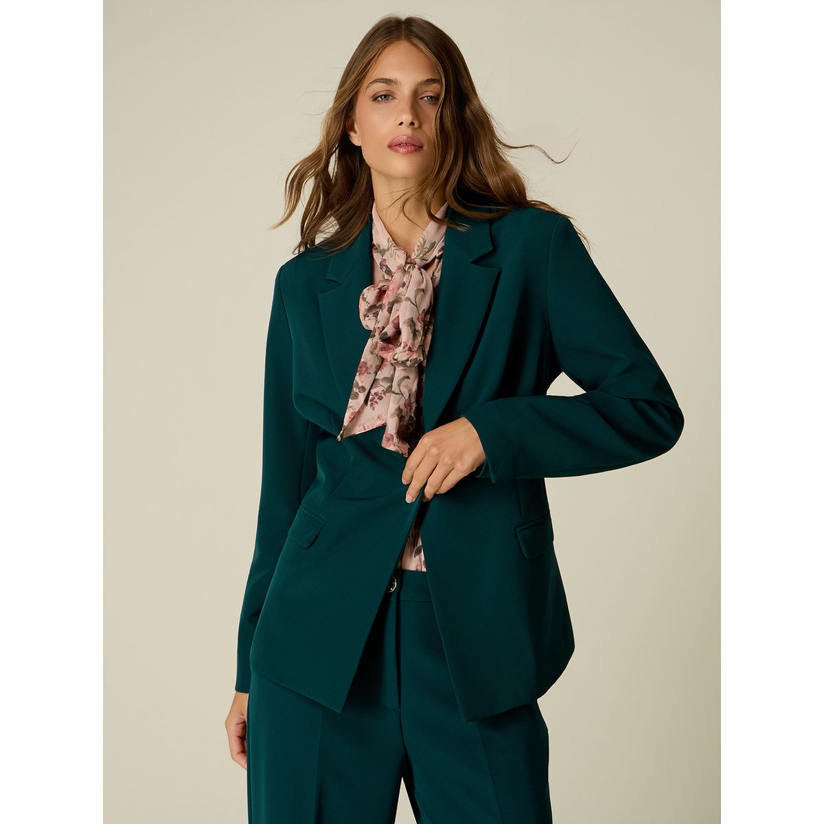 Blazer croisé vert, OLTRE
