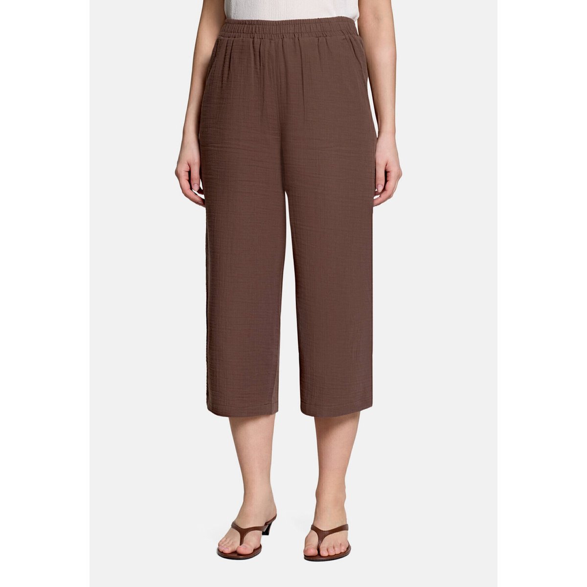 Pantalon à enfiler à poches extérieures brown, BETTY BARCLAY