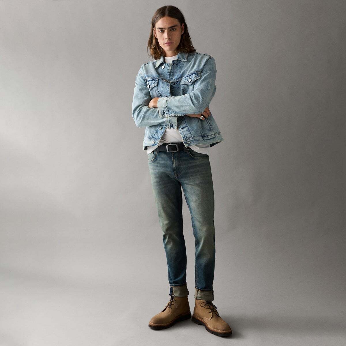Stanley - Jean Coupe Tapered, Taille Normale dark green cast vintage powerf, PEPE JEANS