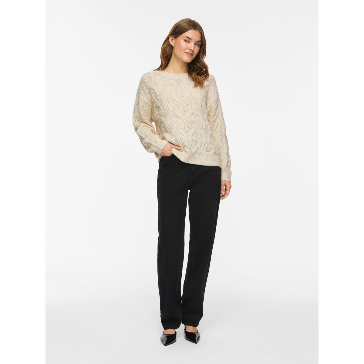Pull En Maille gris - birch1, VILA