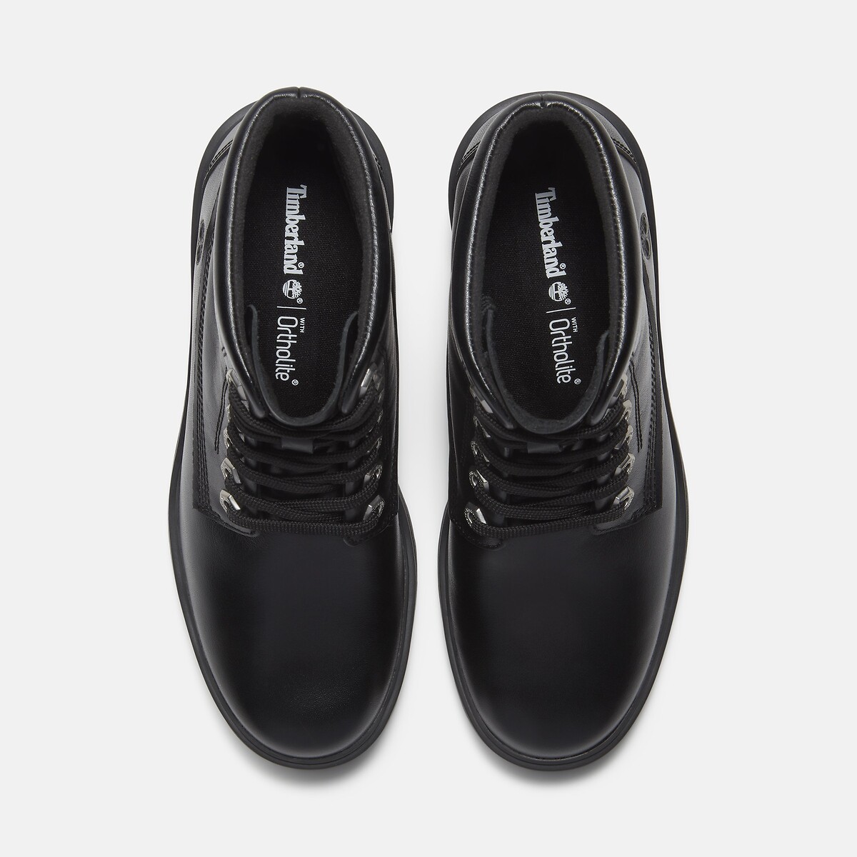 Stiefeletten mit Absatz, aus Leder, STONE HEIGHTS MIS LACE schwarz, TIMBERLAND