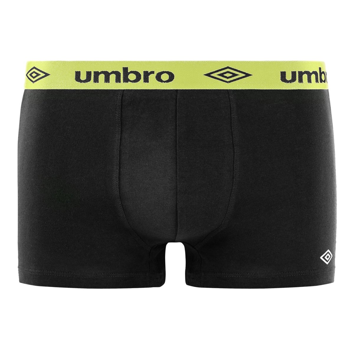 Lot De 8 Boxers Coton noir/blanc/bleu/gris chiné/rouge/jaune, UMBRO
