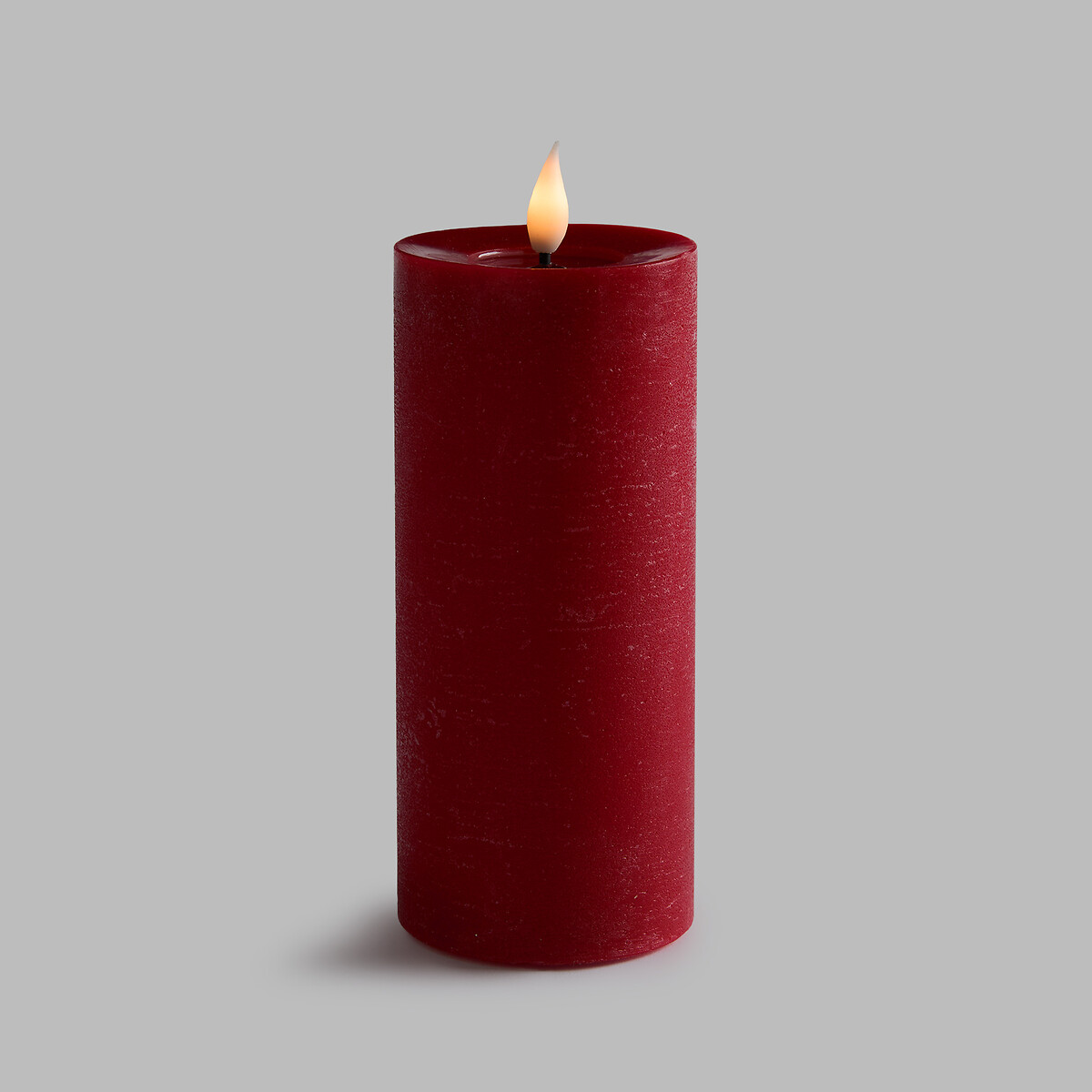 Bougie LED, en cire, hauteur 20 cm, CASPAR rouge, LA REDOUTE INTERIEURS