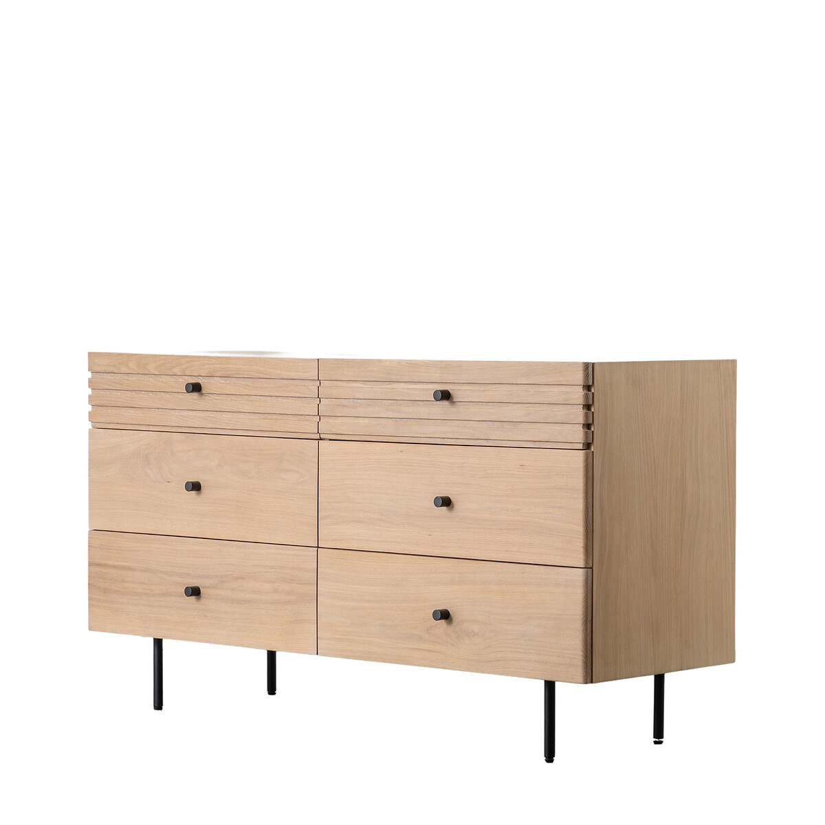 Batala Japandi Oak 6 Drawer Chest oak, ÉDITÉ