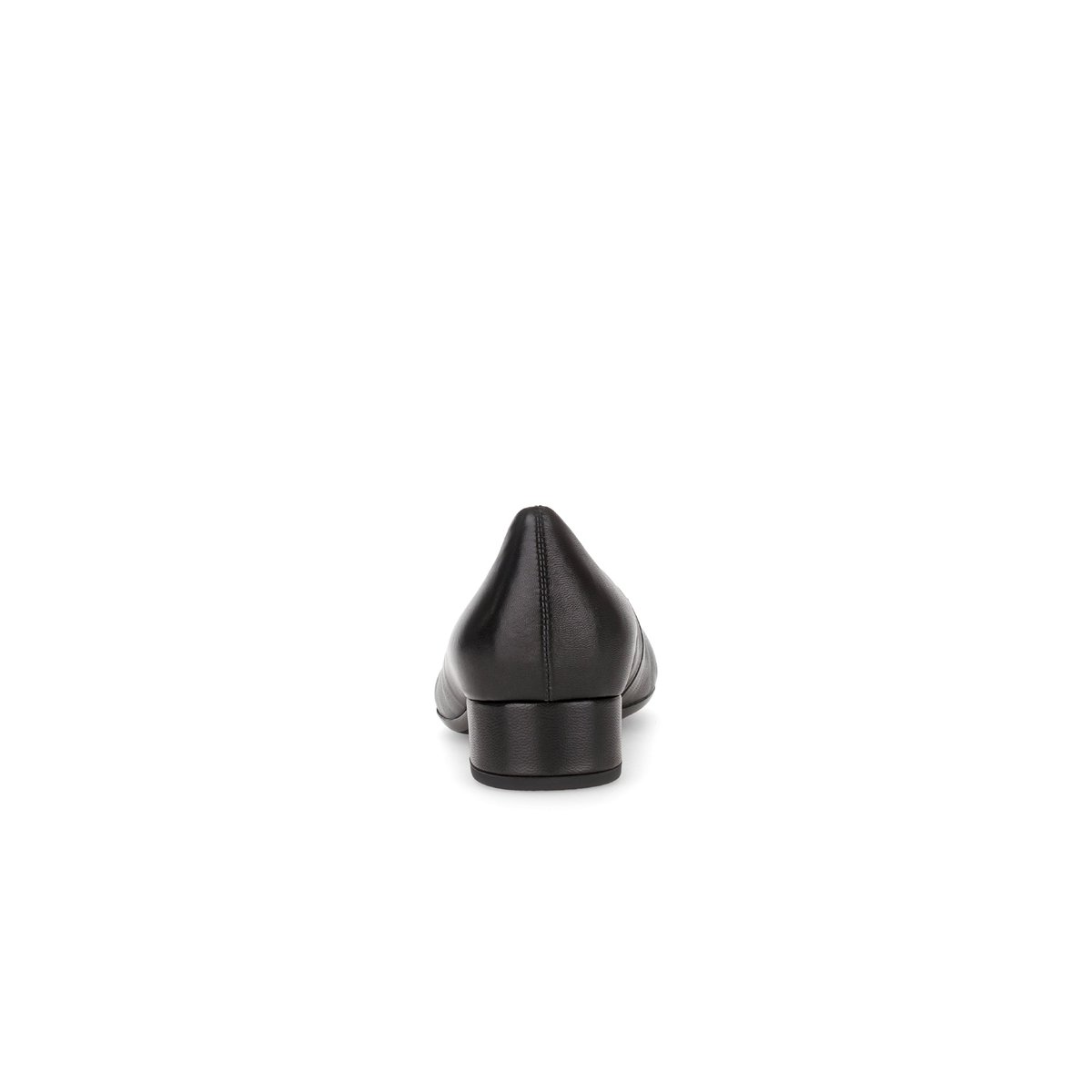 Escarpins en cuir à talon décroché recouvert noir mat, GABOR