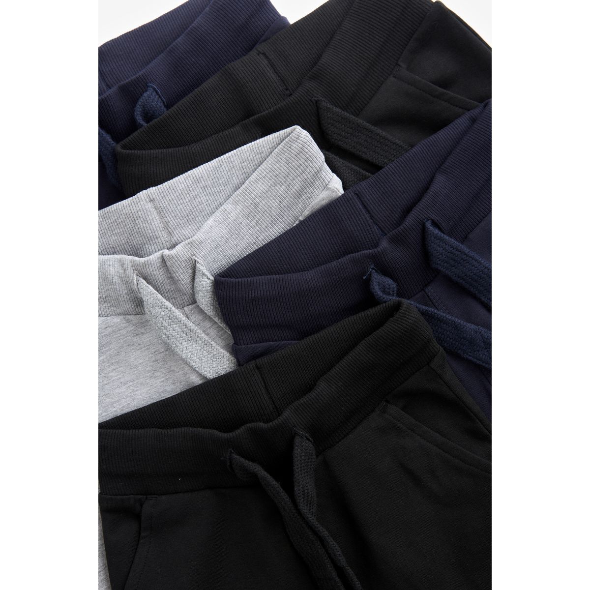 Pantalons de jogging, lot 5 noir/bleu marine/gris, NEXT