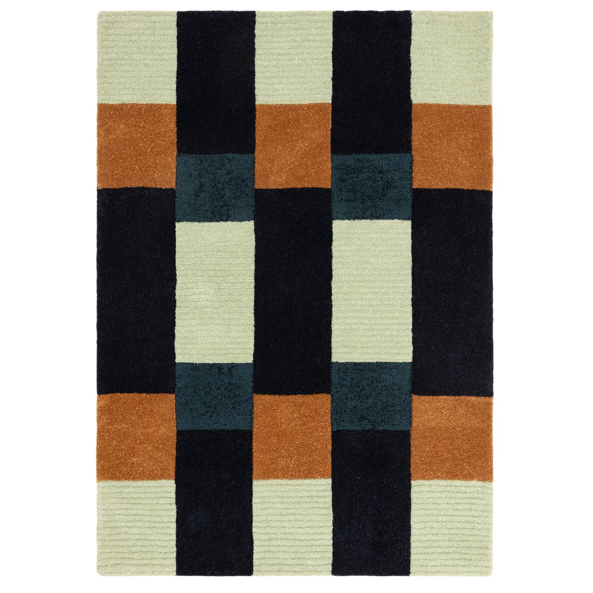 Tapis de salon et chambre moderne ANDREA bleu, NOVATREND