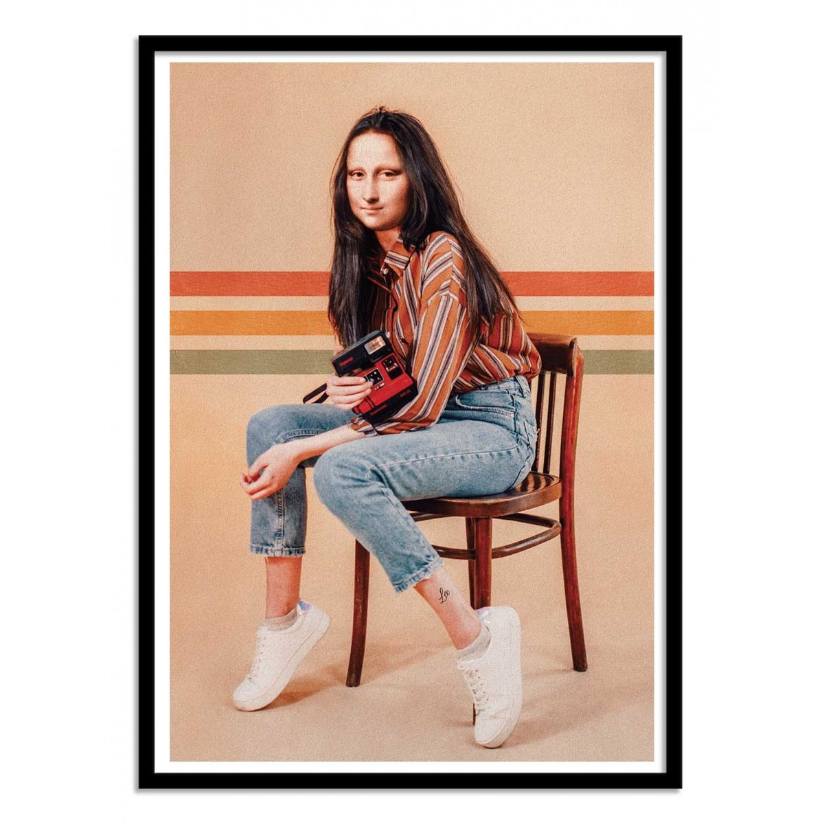 Affiche d'art - Retro Mona - Jonas Loose affiche d'art, WALL EDITIONS